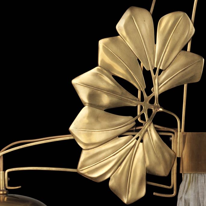 Gustave Serrurier-Bovy - Pair of hanging chandelier | MasterArt
